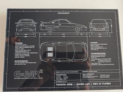 Toyota MR2 technical blueprint